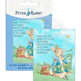Peter Rabbit - Lettuce and French beans story 3 Fridge Magnet Metal Signs