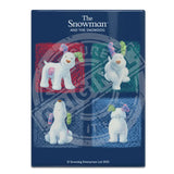 The Snowman and the Snowdog - Snowdog 4 Poses Fridge Magnet Metal Signs