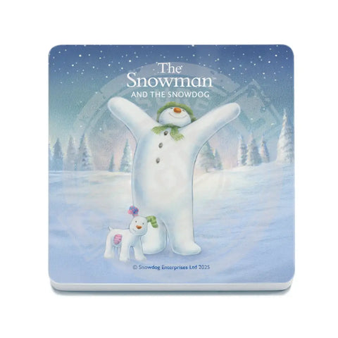 The Snowman and the Snowdog - Snowman Arms Up Fridge Magnet Metal Signs