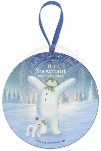 The Snowman and the Snowdog - Snowman Arms Up Fridge Magnet Metal Signs