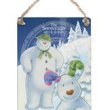 The Snowman and the Snowdog - Snowman Snowdog Close Up Dangler Metal Signs