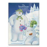 The Snowman and the Snowdog - Snowman Snowdog Close Up Fridge Magnet Metal Signs