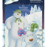 The Snowman and the Snowdog - Snowman Snowdog Close Up Metal Signs