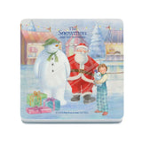 The Snowman and the Snowdog - Father Christmas Melamine Coaster Metal Signs