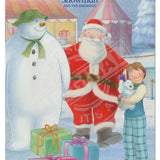 The Snowman and the Snowdog - Father Christmas Mini Metal Sign 15cm x 20cm Metal Signs