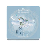The Snowman and the Snowdog - Flying High Melamine Coaster Metal Signs
