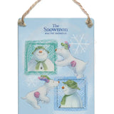 The Snowman and the Snowdog - Snowman Frames Dangler Metal Signs