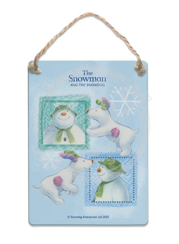 The Snowman and the Snowdog - Snowman Frames Fridge Magnet Metal Signs