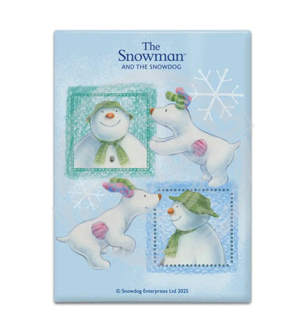 The Snowman and the Snowdog - Snowman Frames Fridge Magnet Metal Signs
