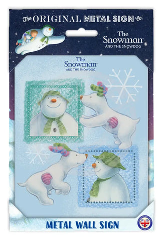 The Snowman and the Snowdog - Snowman Frames Fridge Magnet Metal Signs