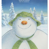 The Snowman and the Snowdog - Snowman head and shoulders Mini Metal Sign 15cm x 20cm Metal Signs