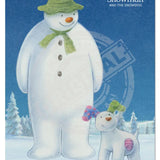 The Snowman and the Snowdog - Snowman and Snowdog in snow Mini Metal Sign 15cm x 20cm Metal Signs