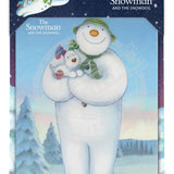 The Snowman and the Snowdog - Snowman Snowdog Pose Metal Signs