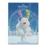 The Snowman and the Snowdog - Snowdog Running Fridge Magnet Metal Signs
