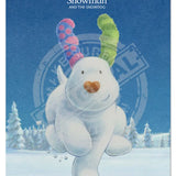 The Snowman and the Snowdog - Snowdog Running Mini Metal Sign 15cm x 20cm Metal Signs
