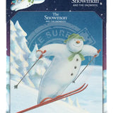 The Snowman and the Snowdog -Snowman Ski Jump Metal Signs