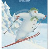 The Snowman and the Snowdog -Snowman Ski Jump Mini Metal Sign 15cm x 20cm Metal Signs