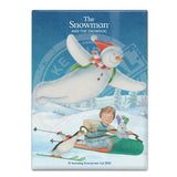 The Snowman and the Snowdog - Snowman Skiing Sledging Fridge Magnet Metal Signs