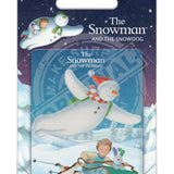 The Snowman and the Snowdog - Snowman Skiing Sledging Metal Signs
