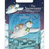 The Snowman and the Snowdog - Snowman Trio Flying Over Town Metal Signs