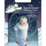 The Snowman and the Snowdog - Snowman Trio Hugging Metal Signs