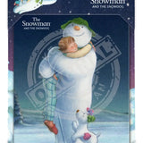 The Snowman and the Snowdog - Snowman Trio Hugging Metal Signs