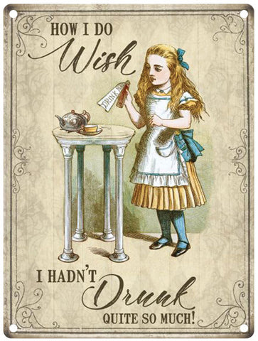 Alice in Wonderland - Wish I hadn't drunk so much