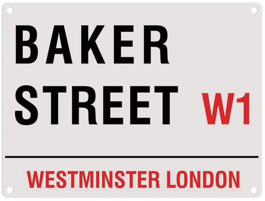 Baker Street W1 street sign