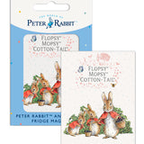Peter Rabbit Flopsy Bunnies with basket of blackberries fridge magnet