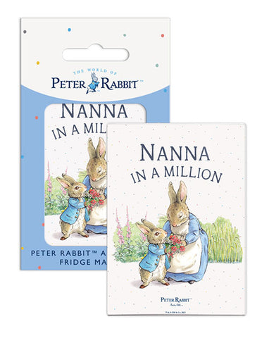 Beatrix Potter Peter Rabbit Nanna in a million metal sign
