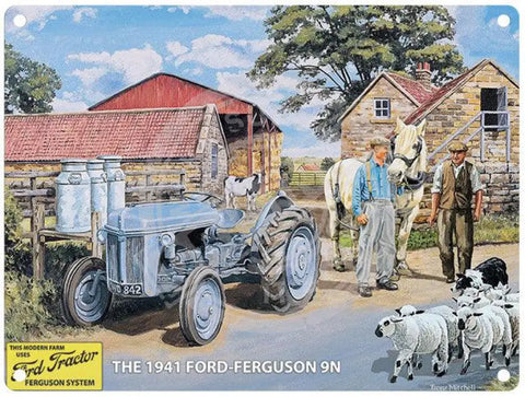 1941 Grey Ford Ferguson 9N Fridge Magnet Metal Signs