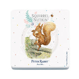 Beatrix Potter Peter Rabbit Squirrel Nutkin melamine coaster