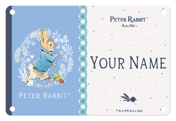 Peter Rabbit - Personalised Name Sign - Blue