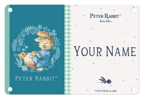 Peter Rabbit - Personalised Name Sign - Green