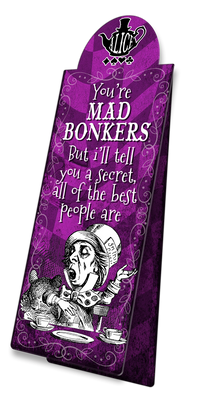 Alice In Wonderland Mad Bonkers Magnetic Bookmark