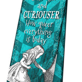 Alice in wonderland Curiouser and Curiouser magnetic bookmark