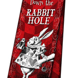 Alice in wonderland Down the Rabbit Hole magnetic bookmark