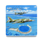 Trevor Mitchel Harrier GR3 Melamine Coaster