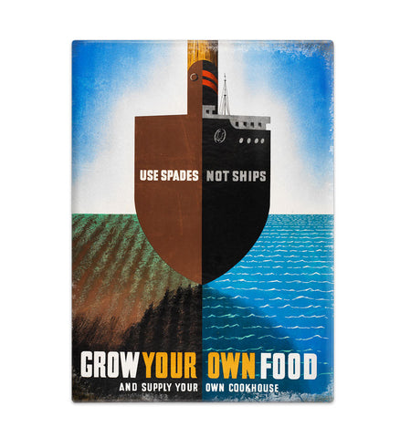 Grow your own food fridge magnet