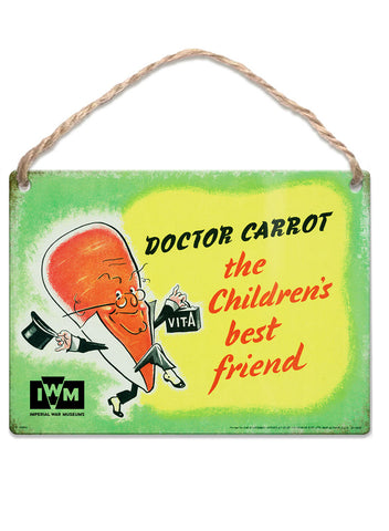 Doctor Carrot the children's best friend fridge magnet