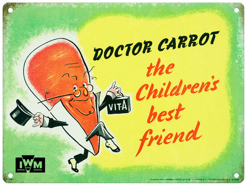 Doctor Carrot the children's best friend fridge magnet
