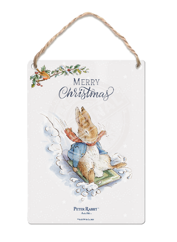 Peter Rabbit Christmas - Sledging