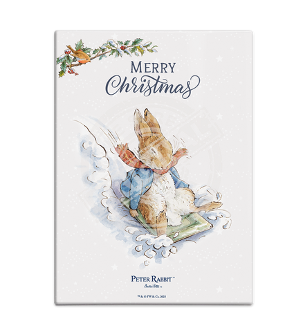 Peter Rabbit Christmas - Sledging