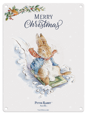 Peter Rabbit Christmas - Sledging