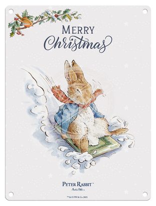 Peter Rabbit Christmas - Sledging