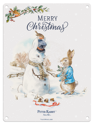 Peter Rabbit Christmas - Snowman