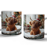 HIGHLAND CREW - Christmas Cow In Bath