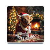 HIGHLAND CREW - Christmas Cow Log Fire