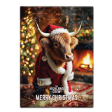 HIGHLAND CREW - Christmas Cow Log Fire