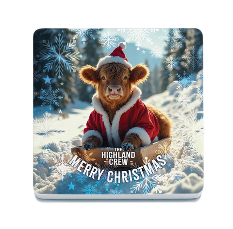 HIGHLAND CREW - Christmas Cow Sledging